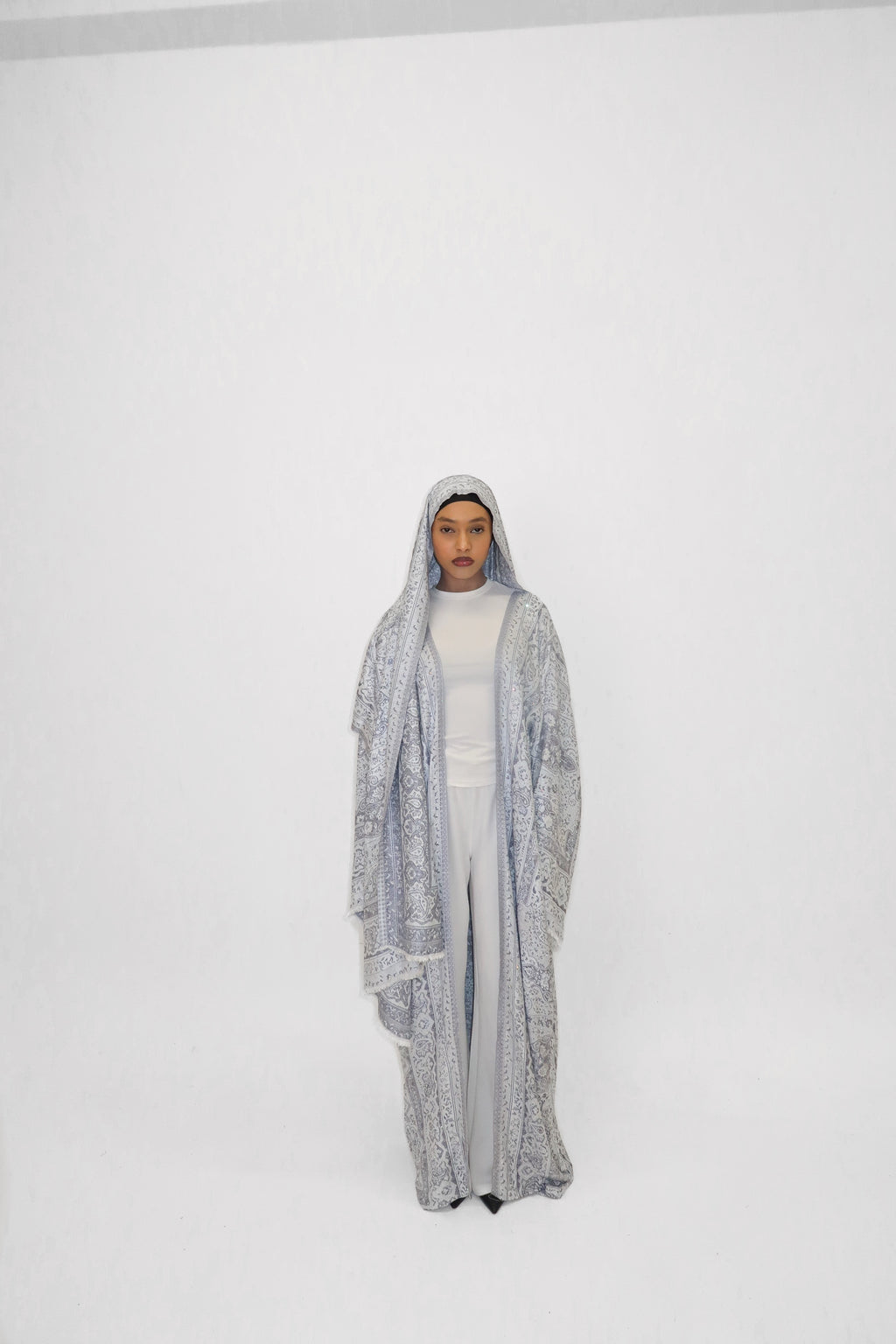 ASHEN BLUE ABAYA
