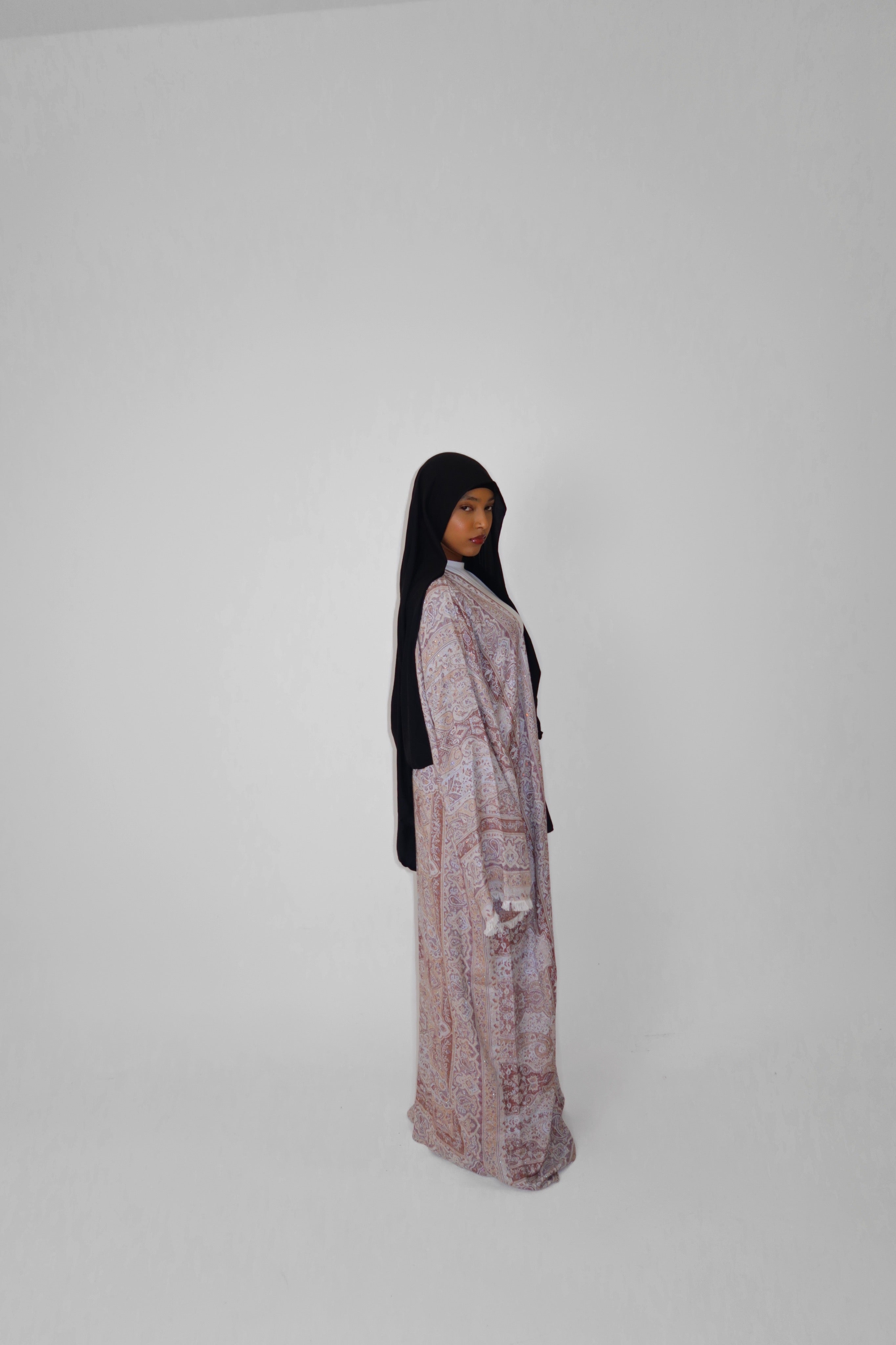 CHAMPAGNE BLUSH ABAYA