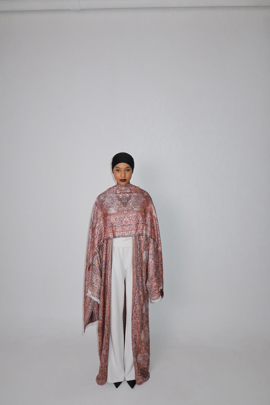 BURNT ROSE ABAYA